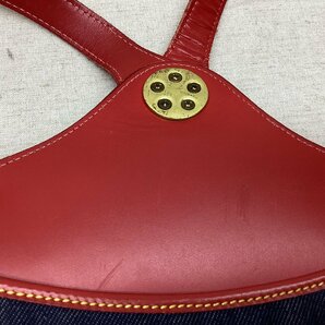 ■DOONEY&BOURKE ドゥーニーアンドバーク レザーベルト×キャンパス リュック アメリカ製 若干のキズあり 中古品 /0.71kg■の画像9