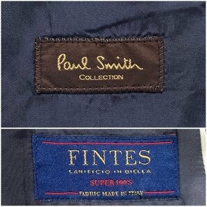 ●Paul Smith ポールスミス セットアップ スーツ ジャケット パンツ シングル FINTES ウール グレー系 日本製 サイズL メンズ 0.99kg●の画像8