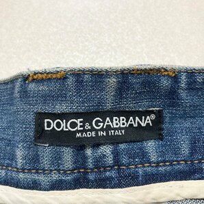 ●DOLCE&GABBANA ドルチェアンドガッバーナ デニム ジーンズ ボトムス ジッパーフライ イタリア製 ブルー系 サイズ48 メンズ 0.66kg●の画像6