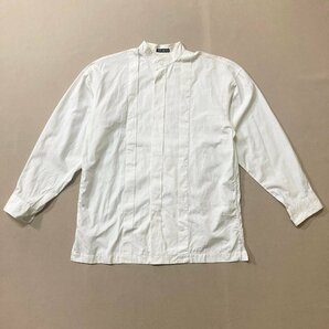 ★ISSEY MIYAKE イッセイミヤケ 長袖シャツ メンズ サイズ M サイドスリット トップス オフホワイト 日本製 0.2kg★の画像1