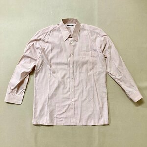 ★vintage Christian Dior MONSIEUR クリスチャンディオールムッシュ 長袖シャツ ピンク トップス Yシャツ ヴィンテージ 0.2㎏★