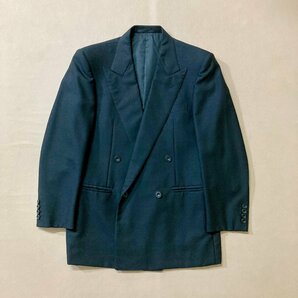 ★Vintage Burberrys バーバリーズ スーツ ブラック WOOL セットアップ ジャケット パンツ 90-78-165A4 ヴィンテージ 1.2kg★の画像2