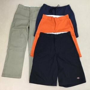 ■Dickies ディッキーズ ボトムス まとめ売り 4点 ワークパンツ ハーフパンツ フロントホック メンズ サイズ MIX /1.64㎏■