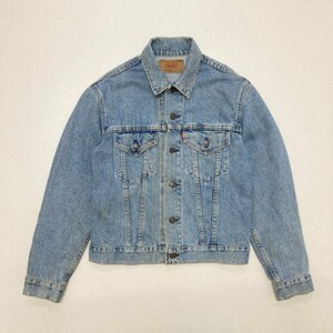 ●90s Levi's リーバイス ジージャン デニムジャケット 70505‐0217 スモールe 刻印527 USA製 コットン ブルー系 サイズ38 メンズ 0.83kg●