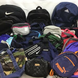 #SPORTS BAGS sport Manufacturers bag set sale 24 point . assortment adidas NIKE Champion other secondhand goods /10.66kg
