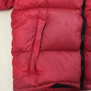 ■90s THE NORTH FACE ザ ノースフェイス ダウンジャケット アウター ヌプシ 700フィル レッド メンズ サイズL /0.78㎏■の画像5