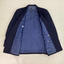 ■90s Paul Smith LONDON ポールスミス ロンドン 紺ブレ ブレザー ダブル ジャケット 金ボタン ヴィンテージ サイズL ネイビー/0.76kg■_画像5