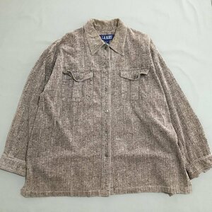 ■L.A. BLUES エルエーブルース ジャケット 長袖 ブラウン メンズ サイズ26/28 /0.72㎏■