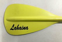 ★Lahaina ラハイナ パドル オールサップ SUP イエロー 長さ調整可能 現状品 1.2kg★_画像4