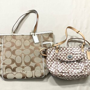 ★COACH コーチ バッグ 20点 まとめ シグネチャー レザー キャンバス トートバッグ ショルダーバッグ ハンドバッグ 等 卸 現状品 12.8kg★の画像5