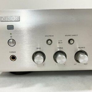 ★DENON デノン INTEGRATED AMPLIFIER PMA-390RE プリメインアンプ オーディオ機器 通電確認 ジャンク品 7.2kg★の画像2