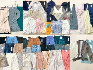 ★未使用 タグ付き レディース 58点 まとめ earth UNIQLO GRL GAP LEPSIM トップス スカート ワンピース 等 サイズMIX 卸 現状品 18kg★