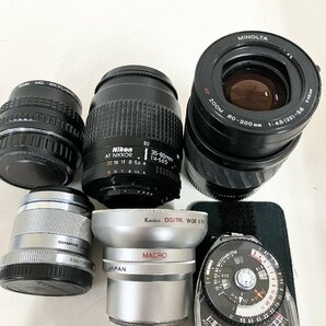 ★カメラレンズ 13点まとめ売り KENKO・MINOLTA・Nikon・OLYMPUS他 ジャンク品 4.2kg★の画像9