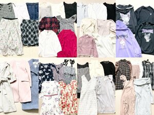 ★量産型 地雷系 レディース 41点 まとめ SNIDEL JILL INGNI tocco クロミ トップス スカート ワンピース アウター 他 卸 現状品 18kg★