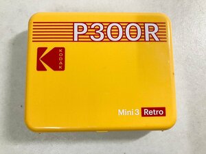 ★KODAK コダック Mini 3 Retro P300R 4PASSポータブルフォトプリンター(7.6cmx7.6cm) ジャンク0.36kg★