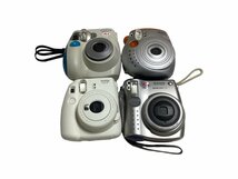 ★チェキ カメラまとめ売り FUJIFILM CHEKI 他 4個まとめて instax mini 他 インスタントカメラ 初期/旧機種あり ジャンク 0.65kg★_画像1