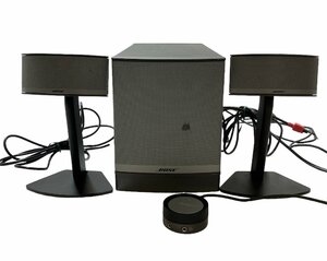 〇【ジャンク品】 BOSE ボーズ COMPANION 5 マルチメディアスピーカー コントローラー サテライトスピーカー2個付 現状品 ni ()K//1/10