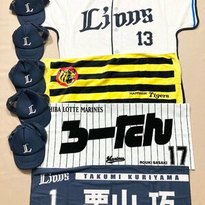 ★プロ野球 ユニフォーム グッズ 66点 まとめ セリーグ パリーグ 巨人 西武 横浜 千葉ロッテ ヤクルト SBホークス 中日 等 卸 現状品 10kgの画像9