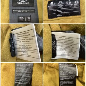 ■VOLCOM ボルコム G9515 中綿ジャケット フリース裏地 アウター ジップアップパーカー 綿ポリ メンズ サイズL グレー/1.18kg■の画像7