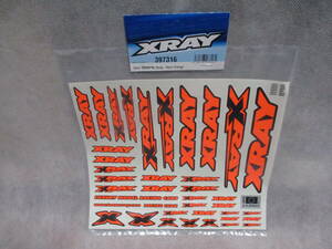 未使用未開封品 XRAY 397316 ステッカー(Neon Orange)