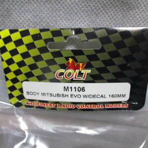 未使用品 COLT M1106 MITSUBISHI EVO Mシャーシ用ボディ(WB210mm)の画像2