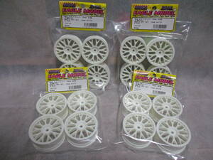 未使用未開封品 イーグル 1404-060 BBS 0オフセット 24mm 1/10RC ツーリングホイール白色/4個入 4セット