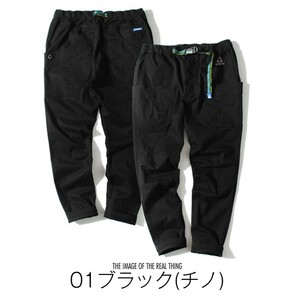 【ジェリー／GERRY】ギアパン／キャンプパンツ／クライミングパンツ／チノパン／カーゴパンツ ブラック Lサイズ 新品！の画像2