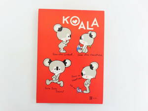 ksh150【 KOALA1 】 コアラ ユーカリ 便箋 ノート 3冊 デッドストック品 当時物 保管現状品 未使用