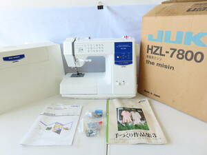 G-14【 HZL-7800 】 JUKI ジューキ コンピューターミシン 取説付 箱付