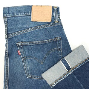 米国製Levi'sリーバイス☆551ZXXヴィンテージ復刻W33ジーンズジーパンデニムパンツ赤耳BIG-EビッグEアメリカUSAバレンシア工場ボタン裏555