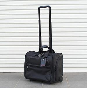 ベストサイズ 《TUMI》 キャリーケース 黒 22051D4 ナイロン レザー トゥミ 旅行バッグ 出張 ビジネス オールブラック スーツケース 