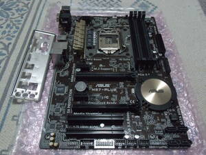 [ prompt decision * postage included ]ASUS H97-PLUS Rev 1.05 LGA1150 ATX motherboard IO panel attached operation goods 