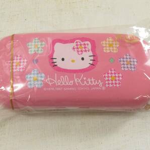 v「サンリオ 1997 HELLO KITTY ハローキティ メガネケース ピンク 当時物 未使用品」 の画像1