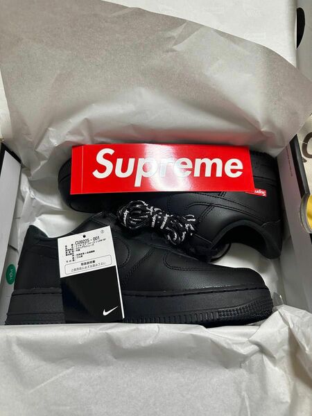 Supreme × Nike Air Force 1 Low "Black"