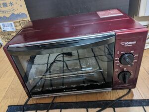 オーブントースター ZOJIRUSHI 象印 ET-VM22 中古 レッド