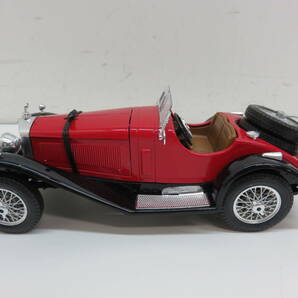 burago ブラーゴ イタリア 生産モデル 1/18 1928年型 Mercedes Benz メルセデスベンツ SSK イタリア製 MADE IN ITALY ミニカー 未使用品の画像5