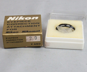 031629 【美品 ニコン】 Nikon 接眼補助レンズ -2.0 for FE・FM・FA・Nikomat等