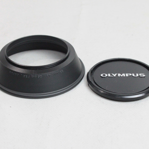 032831 【美品 オリンパス】 OLYMPUS 28mm 用 ラバーレンズフード&49mmレンズキャップの画像3