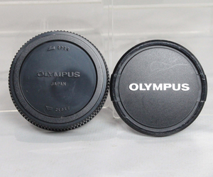 032899 【良品 オリンパス】 OLYMPUS 49mm レンズキャップ&レンズリアキャップ