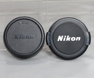0328108 [ superior article Nikon ] Nikon 52mm lens cap & LF-1 lens rear cap 