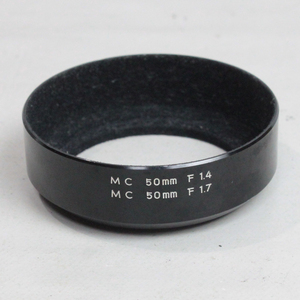 0322105 [ superior article Minolta ] minolta MC 50mm F1.4*1.7 for screw type metal lens hood 