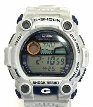 CASIO カシオ G-SHOCK Gショック ジーショック G-7900A メンズ 腕時計 QZ クォーツ ホワイトグレー×ブルー 現状稼働品 O168-7_画像6