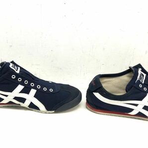 Onitsuka Tiger オニツカタイガー メンズ スリッポン スニーカー ネイビー TH3K0N 28cm シューズ 靴 現状品 O168-21の画像5