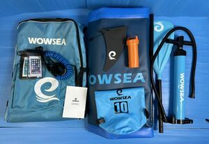Жизничная куртка Wowsea Bionics B1 надувная доска для весла Sapboard Set Set Set Laue Jacket с крышкой смартфона O168-14