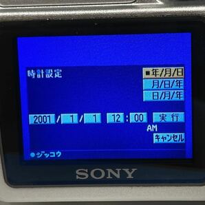 △bk-736 SONY ソニー DSC-P5 Cyber-shot サイバーショット コンパクトデジタルカメラ ソフトケース付き(S117-11)の画像8