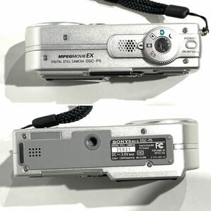 △bk-736 SONY ソニー DSC-P5 Cyber-shot サイバーショット コンパクトデジタルカメラ ソフトケース付き(S117-11)の画像4