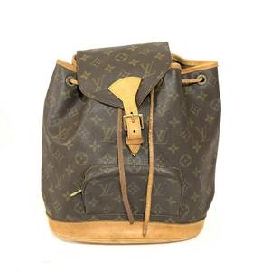 ★LOUIS VUITTON ルイヴィトン モンスリPM モノグラム バックパック リュックサック M51137 真贋済み【T170-5】