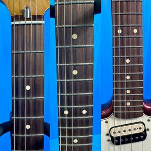 Fender フェンダー SUPER-SONIC CANDY Apple REDMX12253659 エレキギター 現状品 音出確認済 Y248-1の画像8