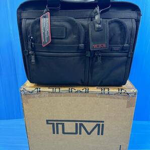 TUMI トゥミ 26145DH エクスパンダブル ビジネスバッグ ブラック 黒 2way 本箱付 未使用品 Y247-7の画像1