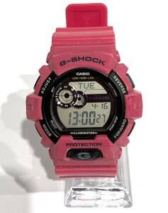 bk-741 CASIO カシオ G-SHOCK GLS-8900 ピンク×ブラック メンズ 腕時計 (O156-4)